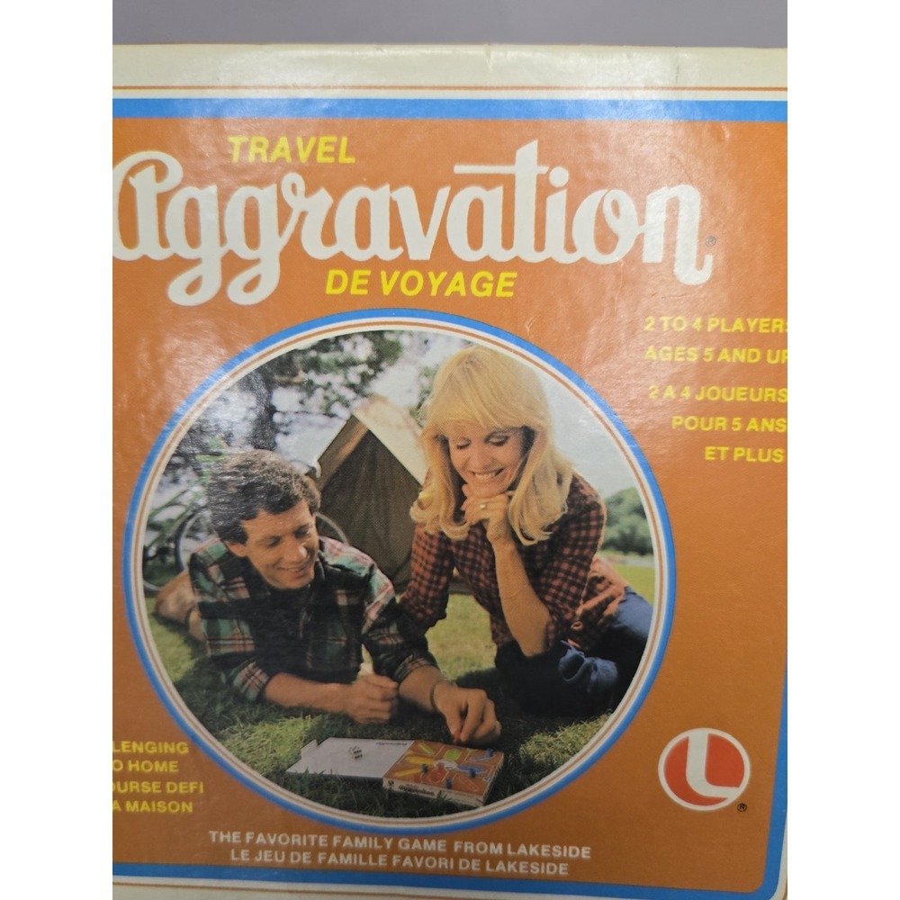 Vintage Travel Aggravation Board Game 1980 Lakeside Complete Retro Family Toy - Picture 4 of 12
